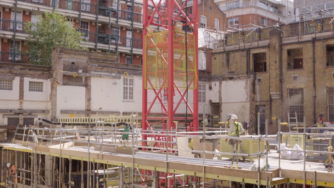 Building and construction video production by Sneak Global, a video production company in London.